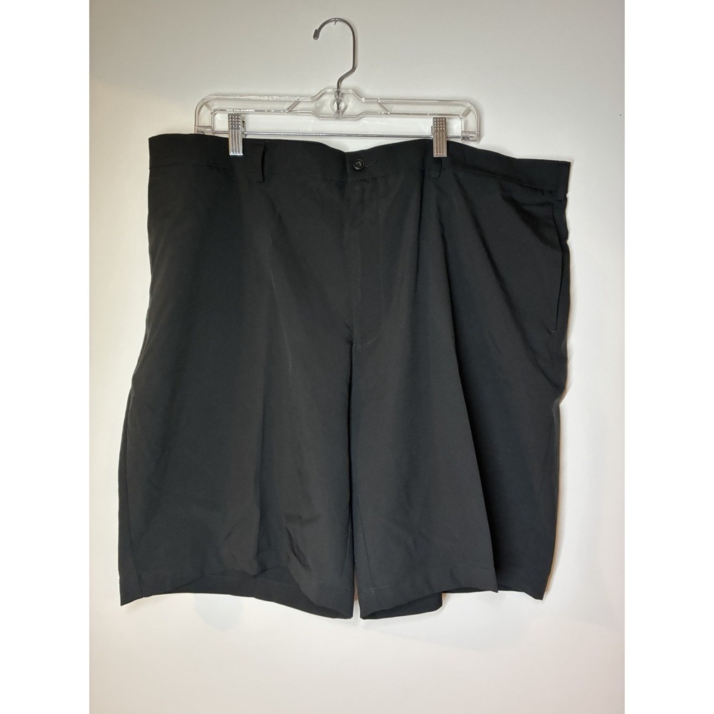 Pro Tour Black Chino Men's Golf Shorts Size 42 Polyester Blend Cool Play